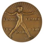 Penning VPK 1929 Dirk Wolbers : Radio Holland-Indië, Verzenden, Brons, Nederland