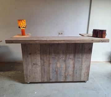 Steigerhouten Cocktail borrel tappas shotjes bar tuinbar beschikbaar voor biedingen
