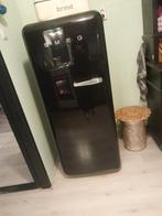 Zwarte SMEG Koelkast, Witgoed en Apparatuur, Koelkasten en IJskasten, 85 tot 120 cm, Gebruikt, 100 tot 150 liter, Ophalen of Verzenden