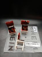 Vintage Poppenhuis Meubeltjes - Stoeltjes, Ophalen of Verzenden, Gebruikt