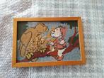 borduur werkje de uil en de kabouter op de tak, Hobby en Vrije tijd, Borduren en Borduurmachines, Ophalen, Gebruikt, Patroon