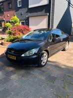 Peugeot 307 2.0 16V CC 2004 Zwart, Auto's, Peugeot, Voorwielaandrijving, 4 cilinders, Cabriolet, 4 stoelen