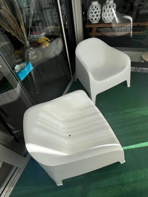 2 zgan Skarpö kuipstoel, Tuin en Terras, Tuinstoelen, Zo goed als nieuw, Kunststof, Ophalen of Verzenden