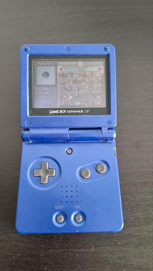 Nintendo GameBoy Advance SP + Pokémon spellen, Spelcomputers en Games, Spelcomputers | Nintendo Game Boy, Gebruikt, Game Boy Advance SP