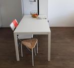 Witte Tafel Ikea (Vihals) 125x74cm, Huis en Inrichting, Tafels | Eettafels, Ophalen, Gebruikt, 100 tot 150 cm, 50 tot 100 cm