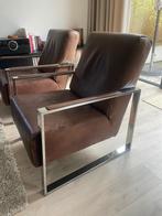 DESIGN fauteuil duo, Ophalen, Gebruikt, Minder dan 75 cm, Leer