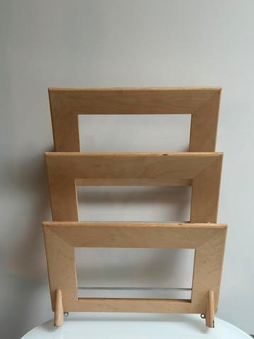 Vintage IKEA KLIPPA tijdschriftenrek hout beschikbaar voor biedingen