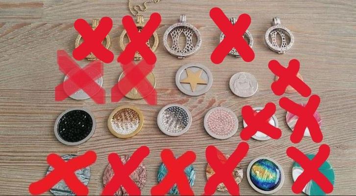 Mi Moneda munten en pendanten, Sieraden, Tassen en Uiterlijk, Kettinghangers, Overige kleuren, Ophalen