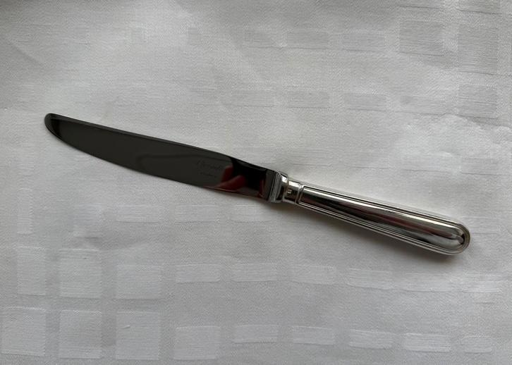 Christofle Albi - verzilverd diner mes, Antiek en Kunst, Antiek | Bestek, Ophalen of Verzenden