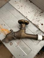 Antieke Koperen Waterkraan Drakenkop, Ophalen of Verzenden, Koper