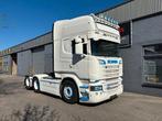 Scania R580 V8 LA6X2HNB Topline full air retarder 310 wb eur, Auto's, Vrachtwagens, Automaat, Euro 6, Scania, Wit