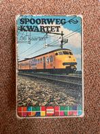 Vintage Hema Spoorweg kwartet NS, Overige typen, Gebruikt, Ophalen of Verzenden, Trein