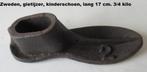 antieke Zweedse gietijzeren kinderschoen leest, Ophalen of Verzenden
