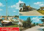 OUDEGA (Sm.) Haven Straten Groeten, Verzamelen, Ansichtkaarten | Nederland, Verzenden, 1980 tot heden, Gelopen, Friesland