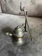 Antiek Olielampje Koper / Brons., Antiek en Kunst, Ophalen of Verzenden, Koper