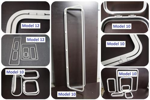 Serviceluik of camperdeur profiel van aluminium / elke maat, Caravans en Kamperen, Camper-accessoires, Nieuw, Ophalen