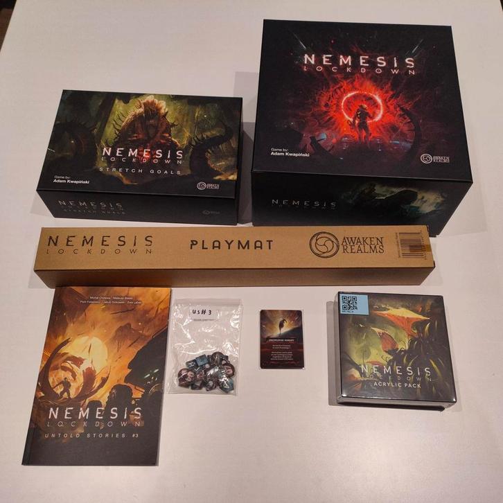 Nemesis Lockdown Bundle, Hobby en Vrije tijd, Gezelschapsspellen | Bordspellen, Zo goed als nieuw, Ophalen of Verzenden