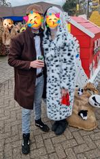 Cruella de Vil Carnavalsjas met pruik, Kleding | Heren, Carnavalskleding en Feestkleding, Carnaval, Onbekend, Overige maten, Ophalen of Verzenden