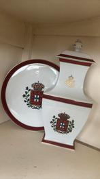 Portugese pot met bord wapen Portugal, Ophalen of Verzenden
