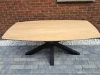 Eettafel deens ovaal - 180cm - massief eikenhout - NIEUW, Huis en Inrichting, Tafels | Eettafels, Eikenhout, Rechthoekig, Nieuw