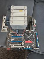 ASUS RAMPAGE II COMPLEET MET CPU INTEL 940 QUADCORE 12GB DDR, LGA 1366, DDR3, Ophalen of Verzenden, Zo goed als nieuw