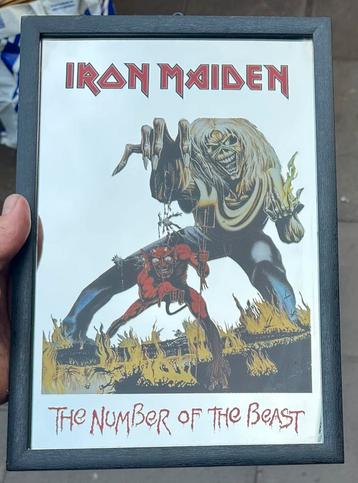 Iron maiden the number of the beast (spiegel) beschikbaar voor biedingen