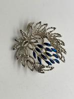 A291 Prachtige zilveren broche druiventros, Sieraden, Tassen en Uiterlijk, Antieke sieraden, Ophalen of Verzenden, Zilver, Broche