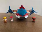 PAW Patrol Air Patroller Vliegtuig Robo-hond, 3 extra poppen, Kinderen en Baby's, Speelgoed | Actiefiguren, Ophalen, Zo goed als nieuw