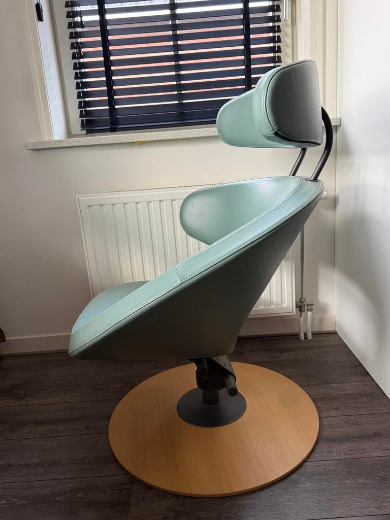 Varier / Stokke Peel Stoel met voetenbank - Leren Bekleding, Ophalen, Gebruikt, Overige kleuren, Leer