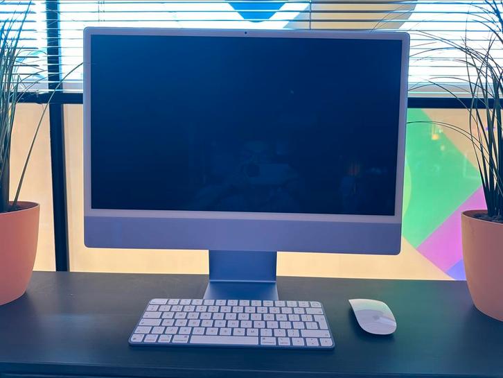Apple Imac 24 inch 8gb en 256 gb ssd M1, Computers en Software, Apple Desktops, Nieuw, iMac, SSD, 8 GB, Ophalen of Verzenden