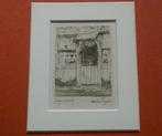 Anton Pieck ets Kruidenierswinkeltje Hoorn 1918 gesigneerd, Antiek en Kunst, Ophalen of Verzenden