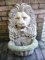 wand fontijn met leeuwenkop en afwaterbak, Ophalen of Verzenden, Gebruikt