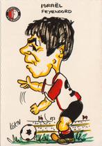spelerskaart karikatuur - Rinus Israël Feijenoord, Verzenden, Zo goed als nieuw, Buitenlandse clubs, Spelerskaart
