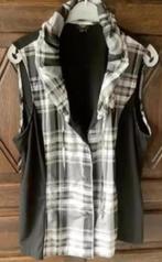 Zwarte top, tuniek, spencer, blouse, hes; 46; Bexley's Woman, Kleding | Dames, Grote Maten, Ophalen of Verzenden, Zo goed als nieuw