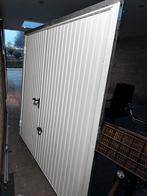 Garagedeur met loopdeur, Doe-het-zelf en Verbouw, Deuren en Horren, Gebruikt, Garagedeur, Ophalen of Verzenden, 120 cm of meer