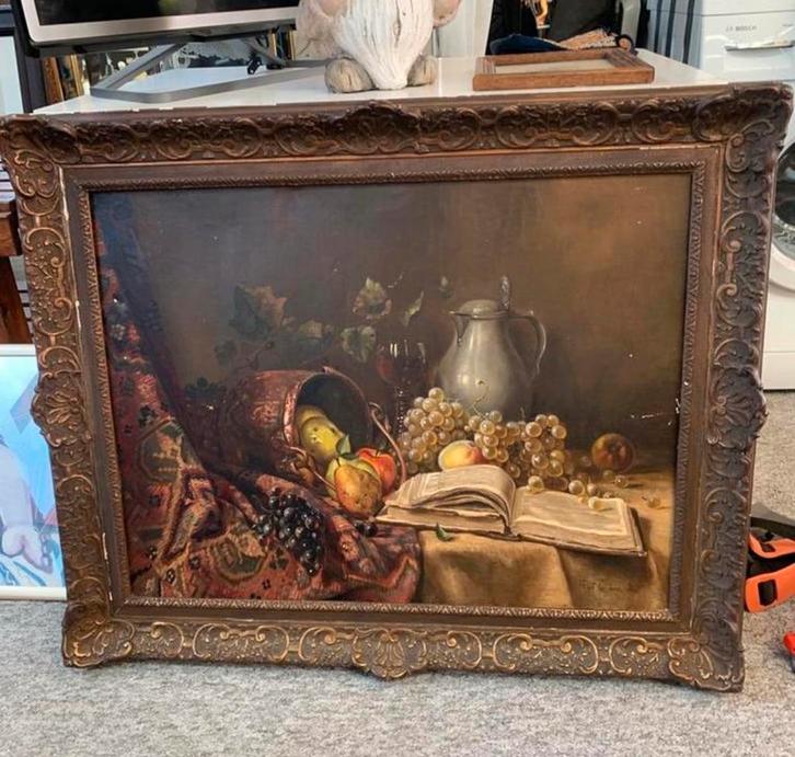 Schilderij stilleven olieverf Schilder Piet Cottaar junior., Antiek en Kunst, Kunst | Schilderijen | Klassiek, Ophalen of Verzenden