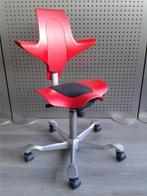 3x HAG Capisco Puls 8010 (Medium) (Rood/Zwart), Prachtig!, Huis en Inrichting, Bureaustoelen, https://www.flokk.com/nl/netherlands/hag