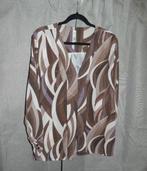 Leuke blouse met print, Maat 38/40 (M), Bruin, Italian Style, Ophalen of Verzenden