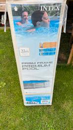 Intex Zwembad + Pomp + solar mat, 200 tot 400 cm, Rond, Ophalen of Verzenden, Opzetzwembad