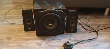 Krachtige 2.1-luidsprekerset met subwoofer Trust GTX  beschikbaar voor biedingen