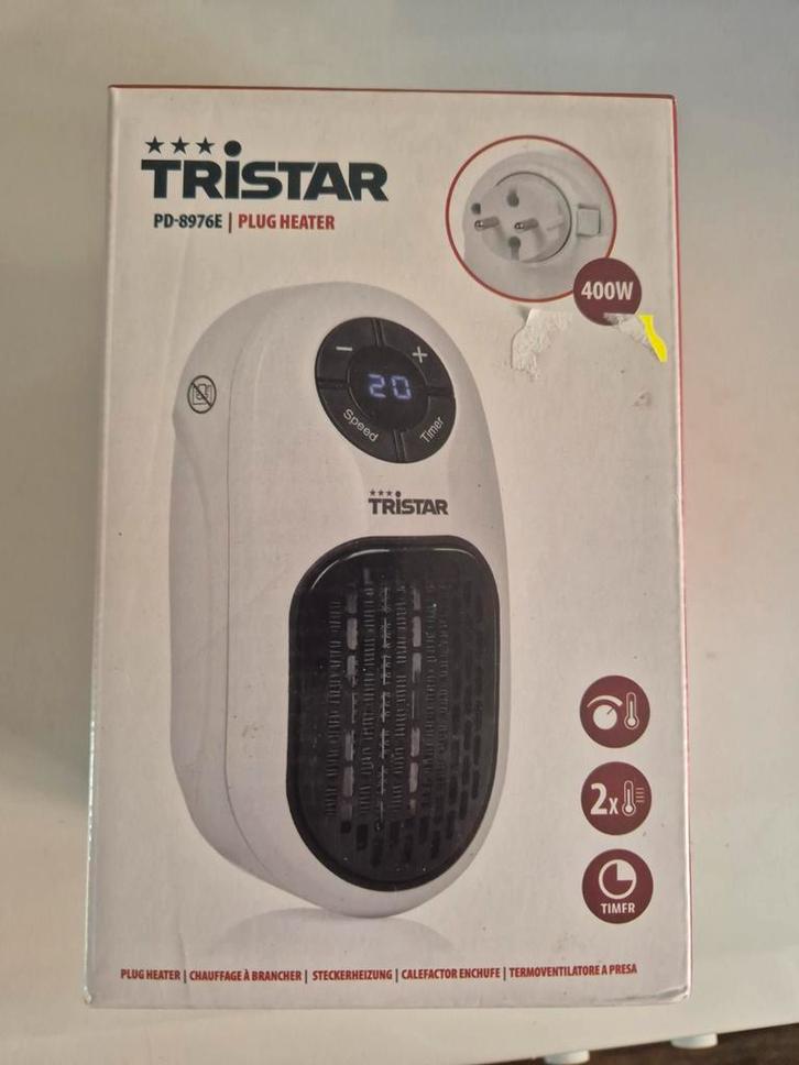 8x Tristar PD-8976E Plug Heater - Kacheltje, Witgoed en Apparatuur, Fornuizen, Ophalen of Verzenden