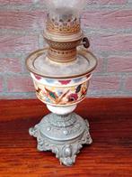 antieke olielamp, Ophalen of Verzenden