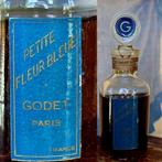 Antiek parfumflesje GODET PETITE FLEUR BLEUE verzegelde DOP, Verzenden, Nieuw, Parfumfles, Gevuld