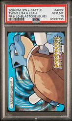 Pokemon BlastoiseJapanse FireRed & LeafGreen e-Battle PSA 10, Ophalen of Verzenden, Nieuw, Losse kaart