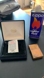 Vintage zipper koper kleur, Ophalen of Verzenden, Gebruikt, Aansteker