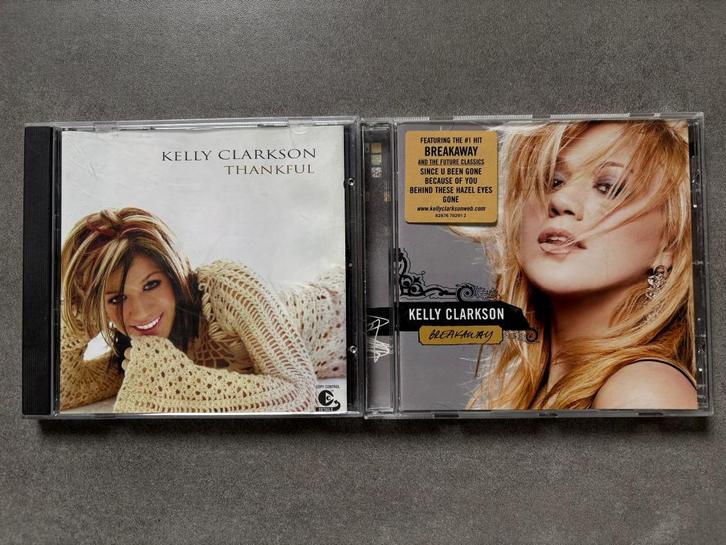 Kelly Clarkson 2x - Breakaway & Thankful, leuke cd's goed, Cd's en Dvd's, Cd's | Pop, Zo goed als nieuw, 2000 tot heden, Ophalen of Verzenden