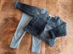 Zara vest & Hema legging setje maat 74, Kinderen en Baby's, Babykleding | Maat 74, Meisje, Ophalen of Verzenden, Zo goed als nieuw