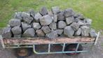 Te koop: Basalt keien brokken, natuursteen, kinderkoppen, Tuin en Terras, Grind, Keien en Split, Ophalen, Gebruikt, Overige typen