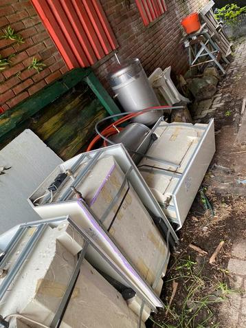 Partij rvs boilers. beschikbaar voor biedingen