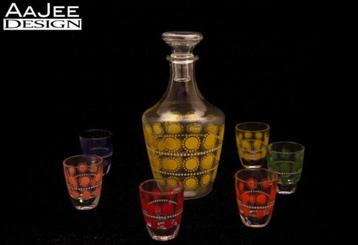 Crystal ‘d Arques – Likeurset – In doosje – Service Liqueur beschikbaar voor biedingen